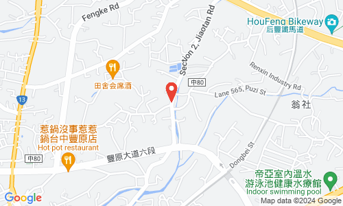No. 79, Sec.2, Jiaotan Rd., Fengyuan Dist., Taichung 42072, Taiwan